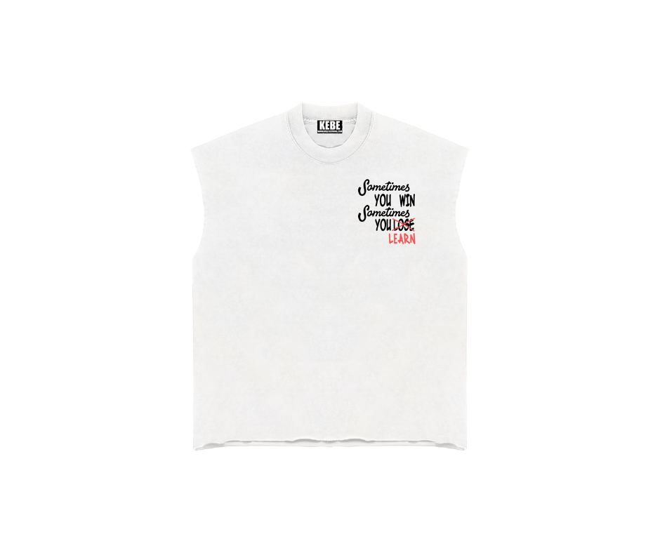 "Sometimes You WIN" Sleeveless Graphic Tee