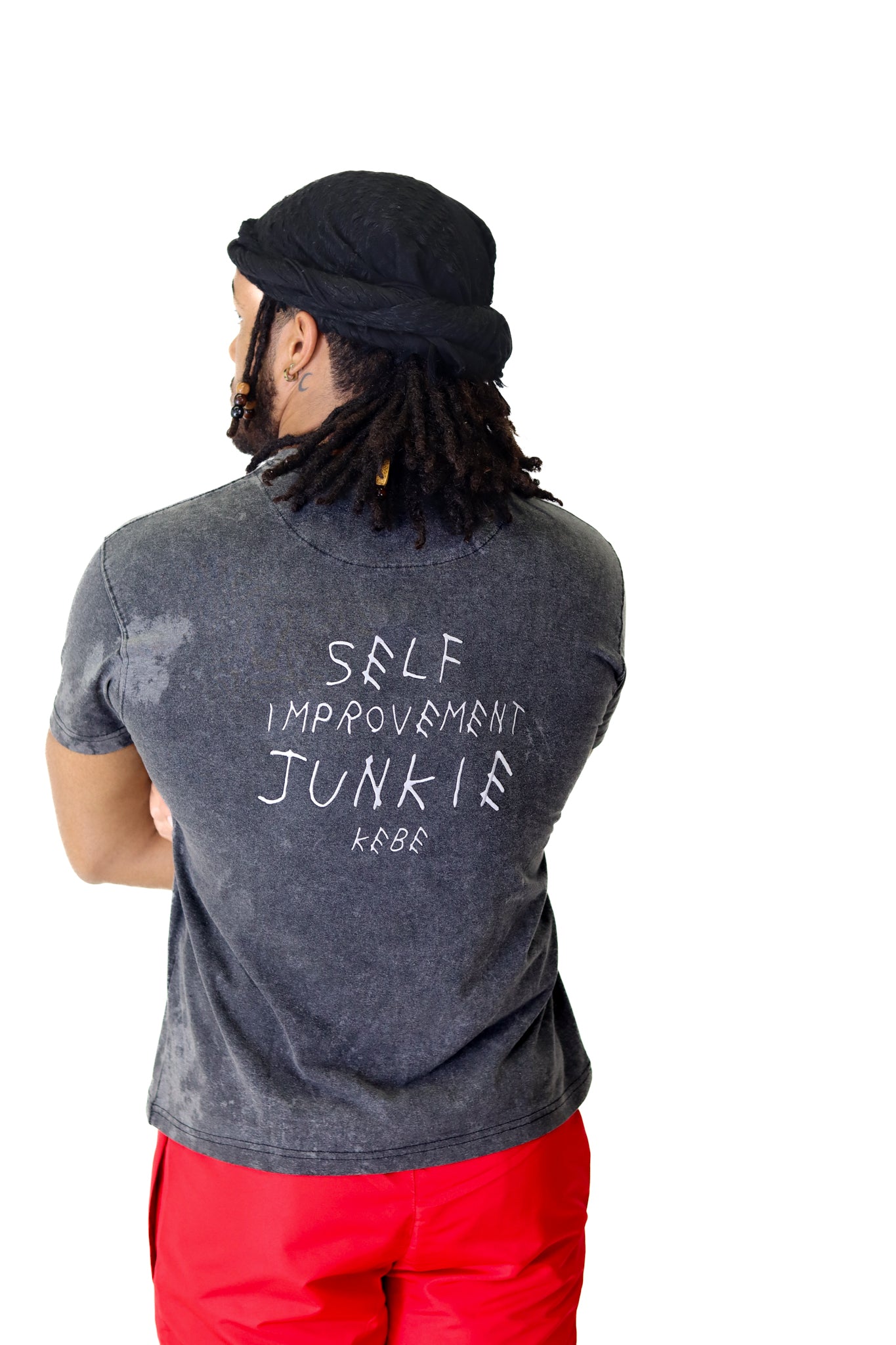 &quot;Self Improvement Junkie&quot; Tee (Vintage Wash)