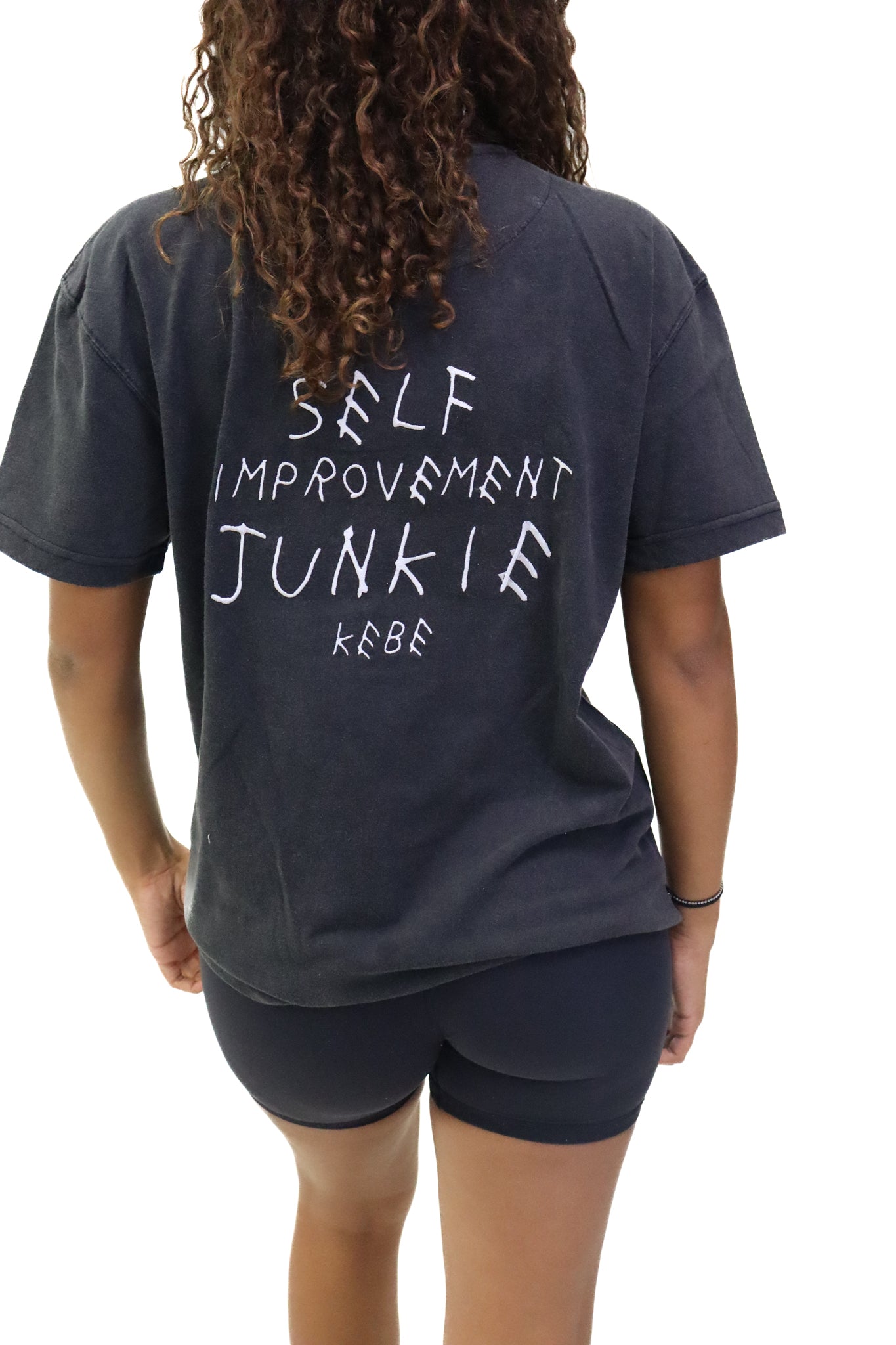 &quot;Self Improvement Junkie&quot; Tee (Vintage Wash)