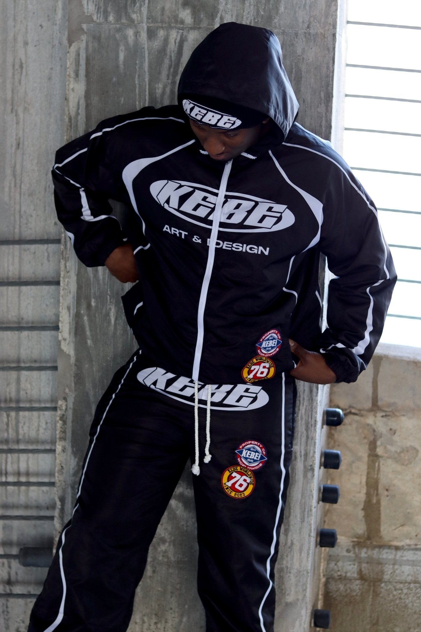 KEBE Art & Design Nylon pants