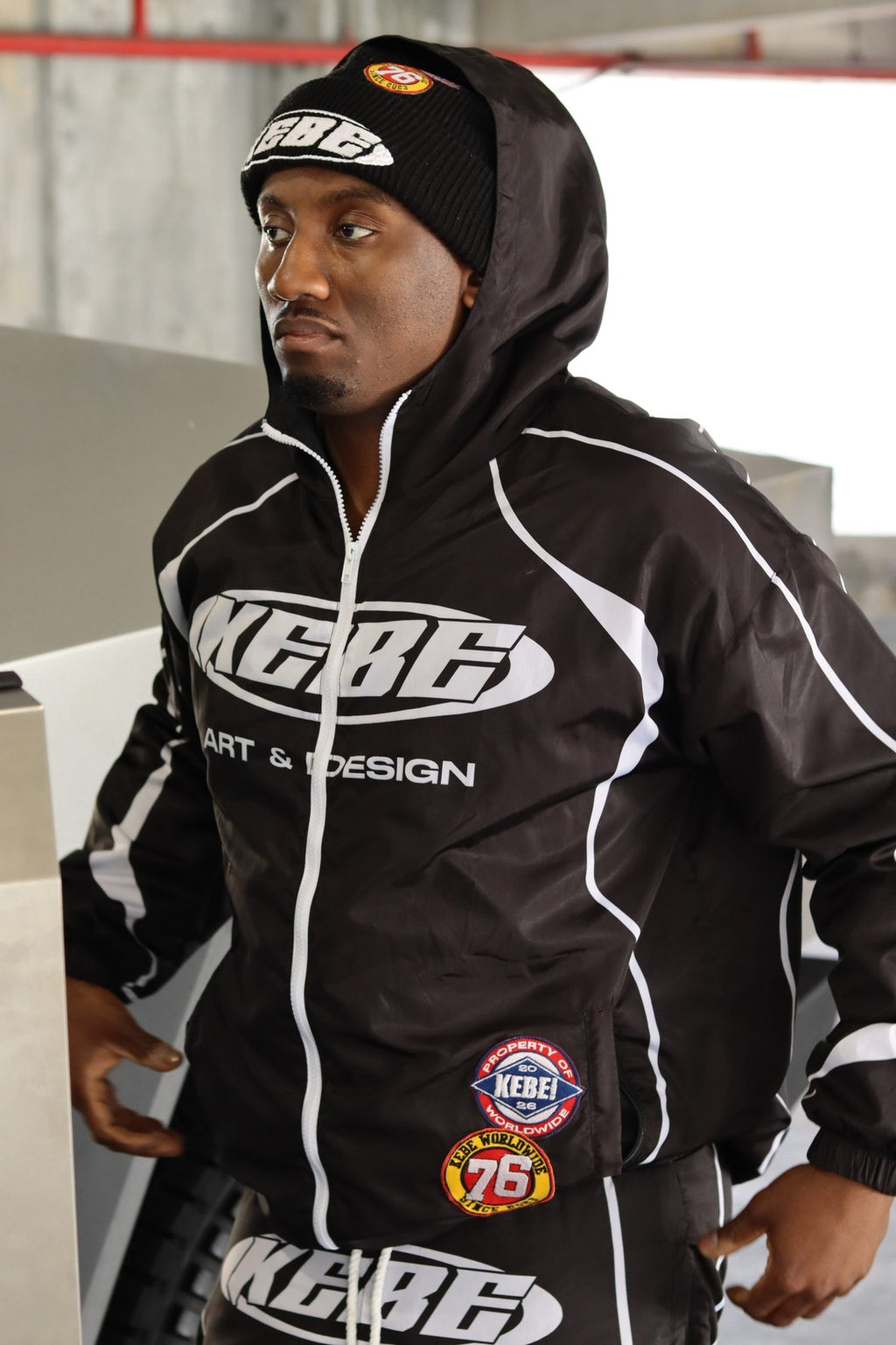 KEBE ART & DESIGN NYLON JACKET