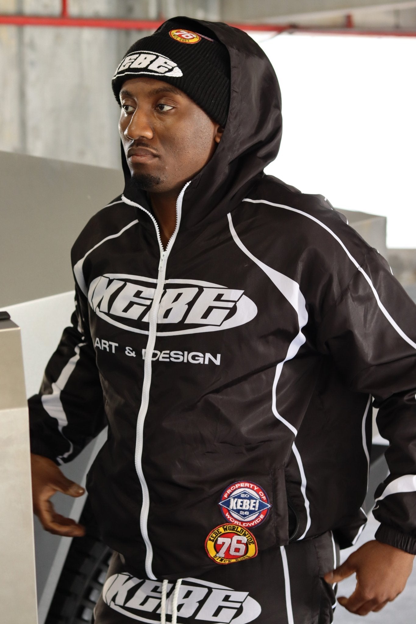 KEBE ART & DESIGN NYLON JACKET