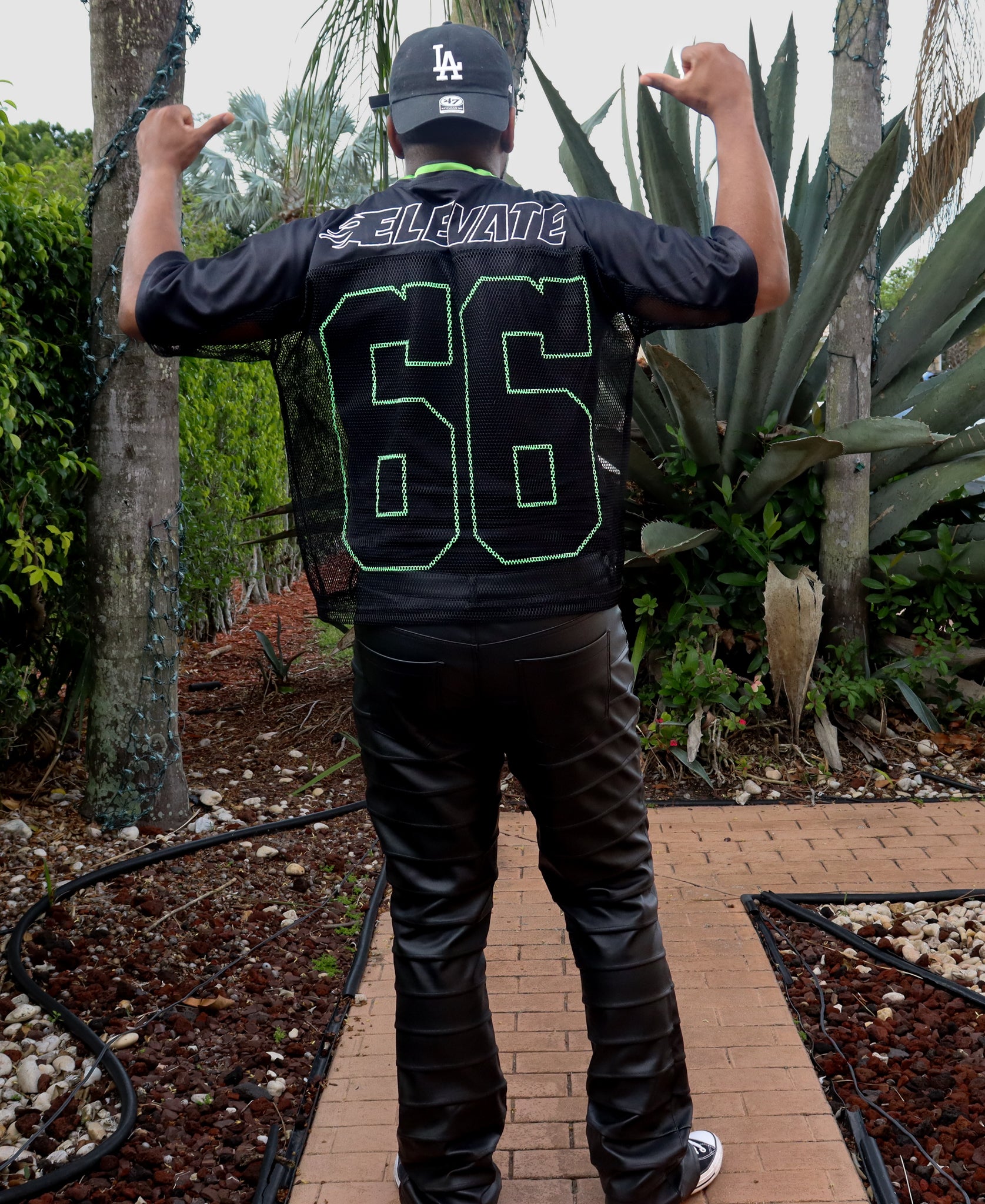 &quot;Elevate&quot; Jersey (Black | Lime Green)