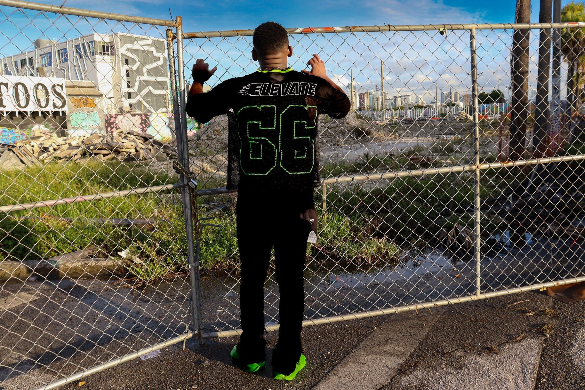 &quot;Elevate&quot; Jersey (Black | Lime Green)