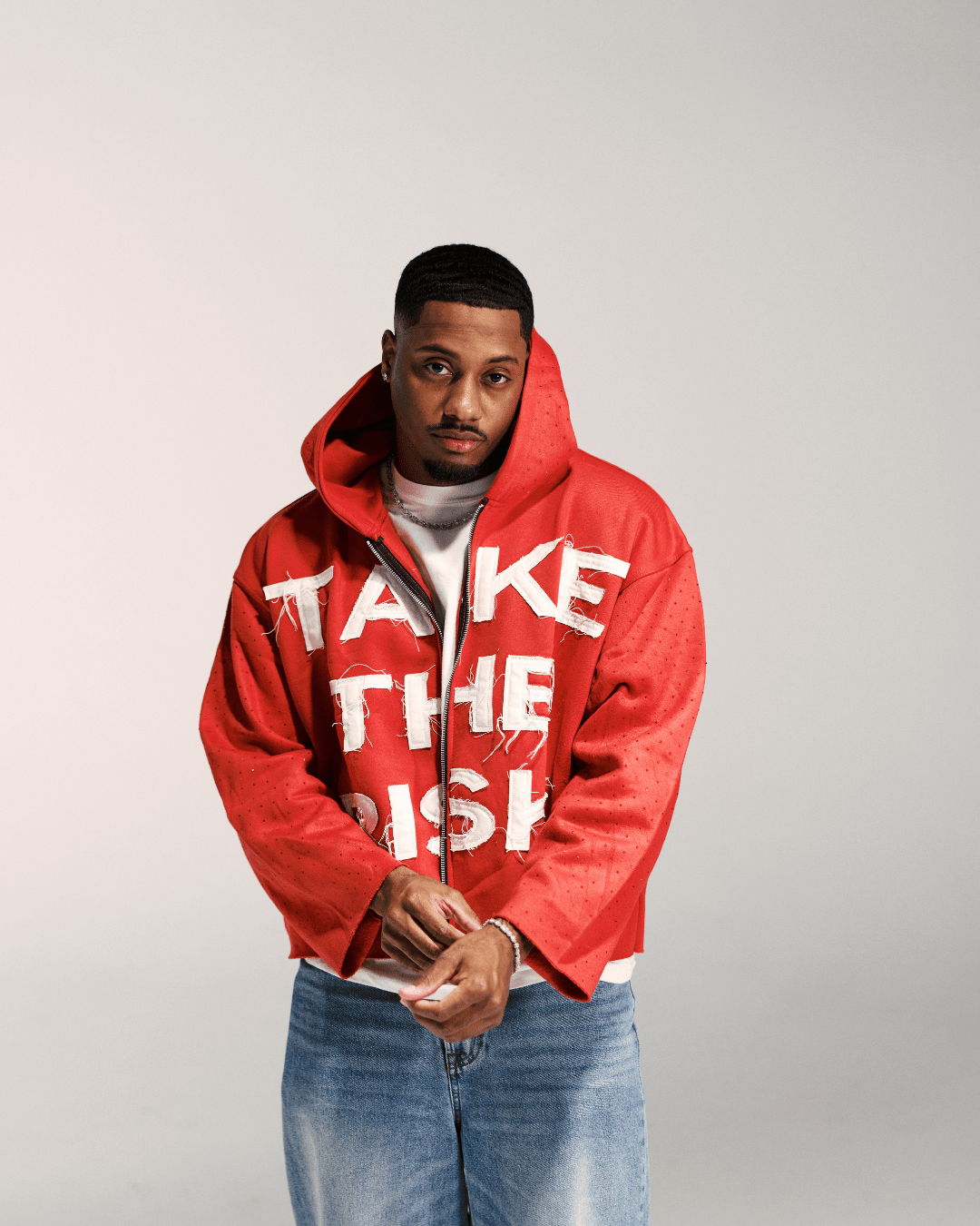 TAKE THE RISK HOODIE (Red)