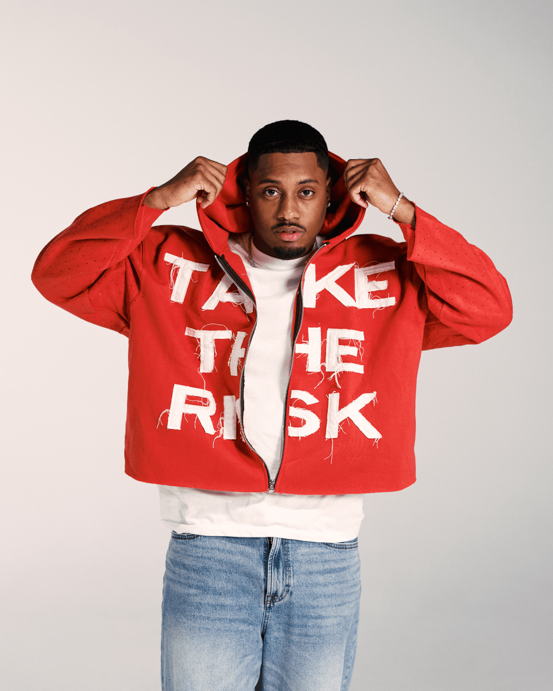 TAKE THE RISK HOODIE (Red)