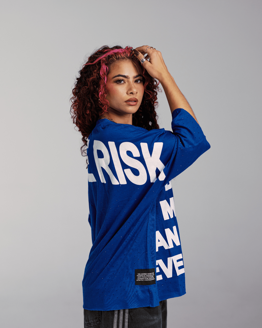 ONE BOLD MOVE TEE (Blue)